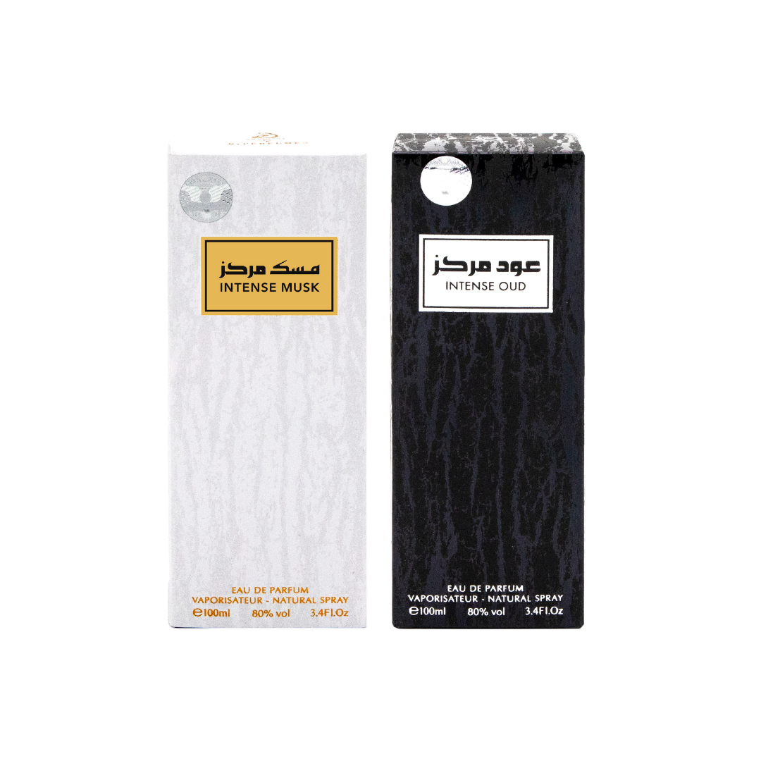 INTENSE MUSK EDP 100ML & INTENSE OUD EDP 100ML