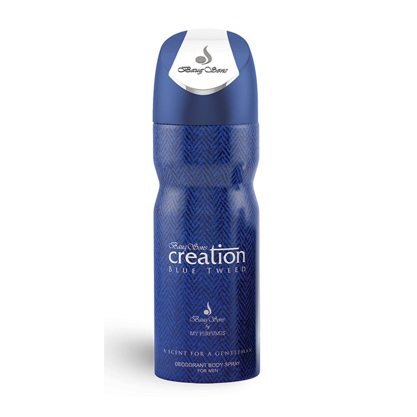 Blue tweed perfume deodorant body spray for men