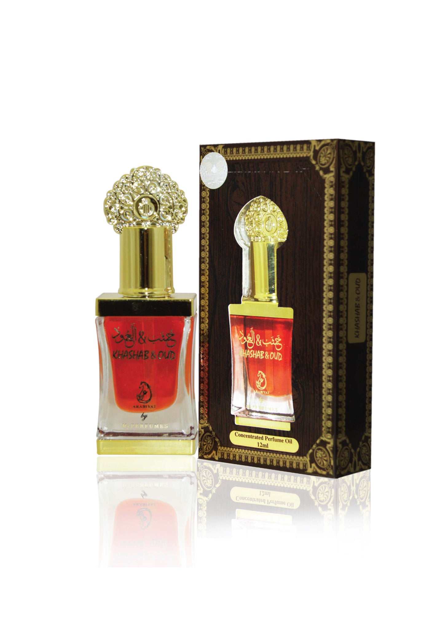 ARABIYAT KHASHAB & OUD BROWN CONCENTRATED PERFUME OIL 12 ML