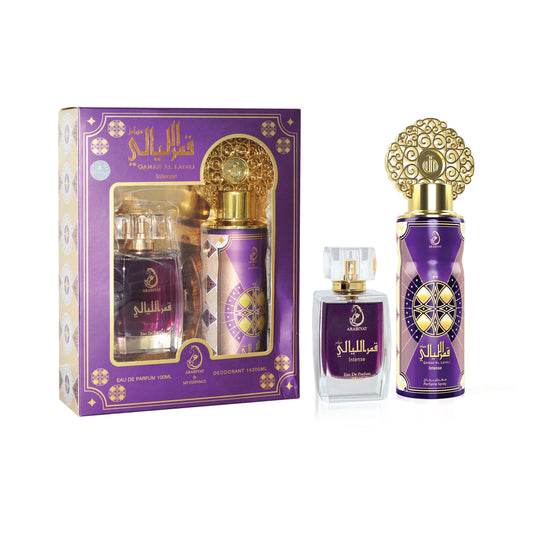 ARABIYAT QAMAR AL LAYALI INTENSE EAU DE PARFUM 100 ML + DEO 200ML