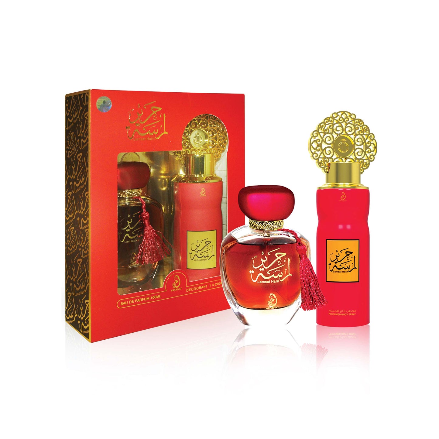 ARABIYAT LAMSAT HARIR EDP 100ML + DEO 200ML