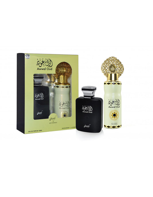 AWWAL OUD EDP 100 ML + DEODORANT 200 ML